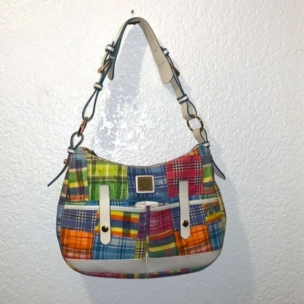 Dooney & Bourke plaid picnic ants shoulder bag - Picture 3 of 12